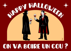 Vampire en fête pour un Halloween amusant